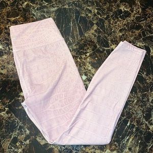 Varley Luna Blush Croc Leggings